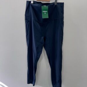 HALARA Deep Blue Active Leggings New With Tags Size Large